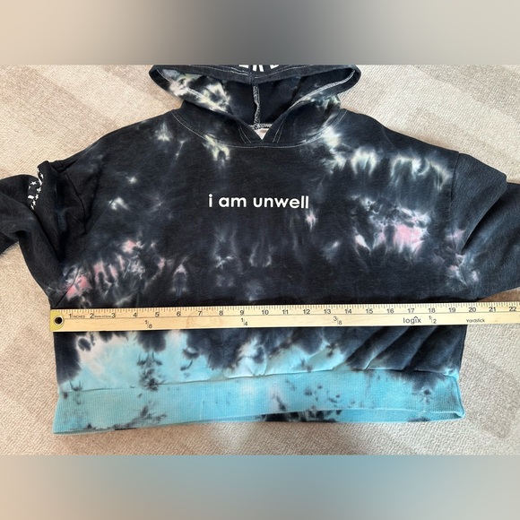 Barstool Sports Call Her Daddy I’m Unwell Cropped Tie Dye Hoodie (Size M) - Picture 8 of 9